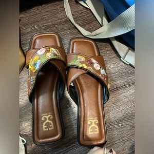 Branded sandals